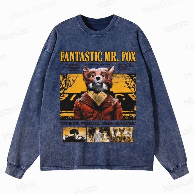 Fantastic Mr. Fox Vintage Washed Sweatshirt