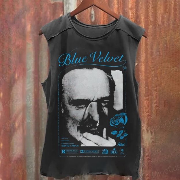 Blue Velvet  Washed Tank Top 