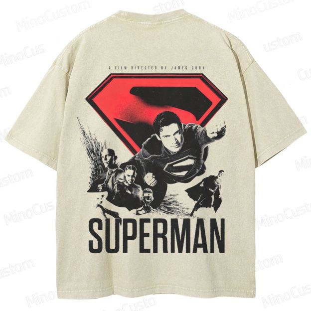 Superman Vintage Washed T - Shirt