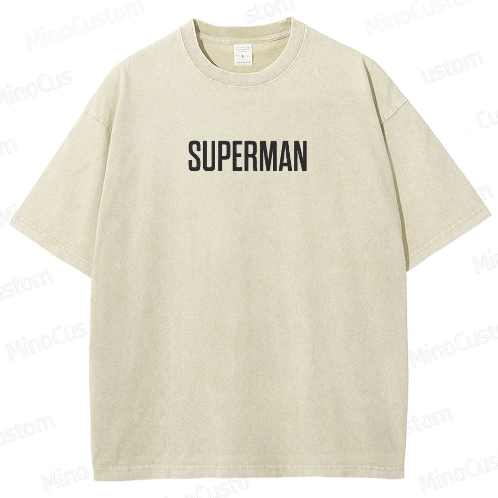 Superman Vintage Washed T - Shirt