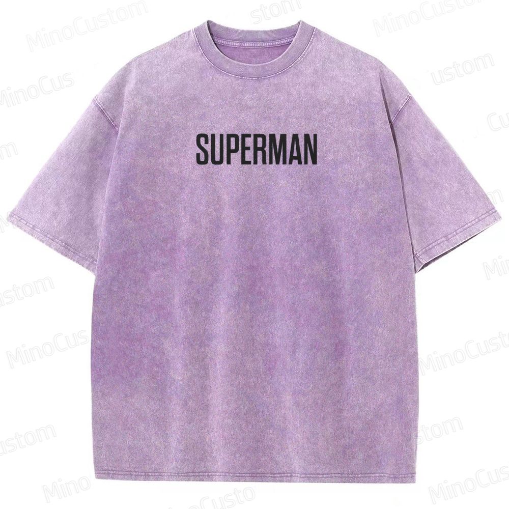 Superman Vintage Washed T - Shirt