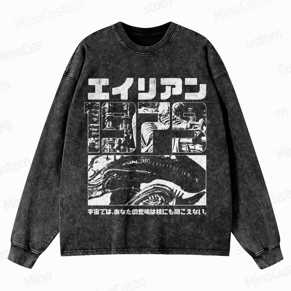 Alien Vintage Washed Sweatshirt