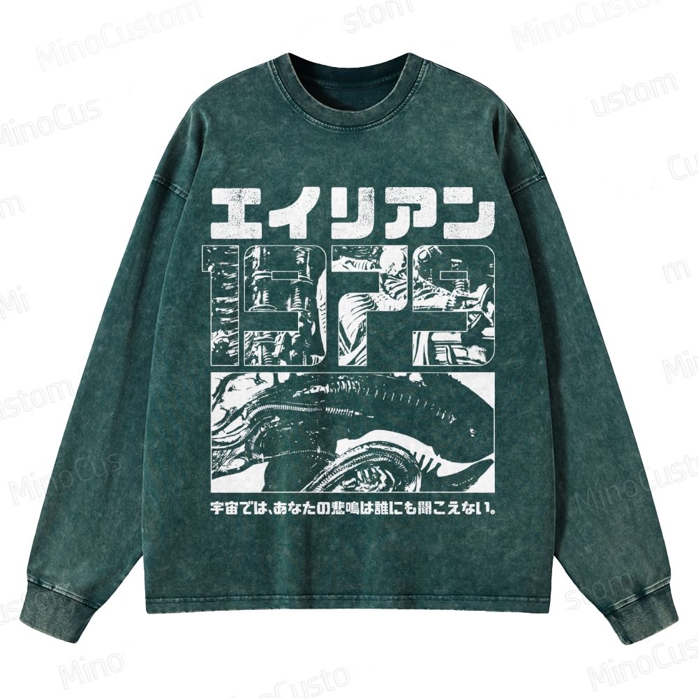 Alien Vintage Washed Sweatshirt