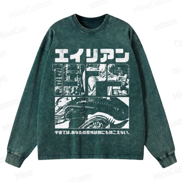 Alien Vintage Washed Sweatshirt