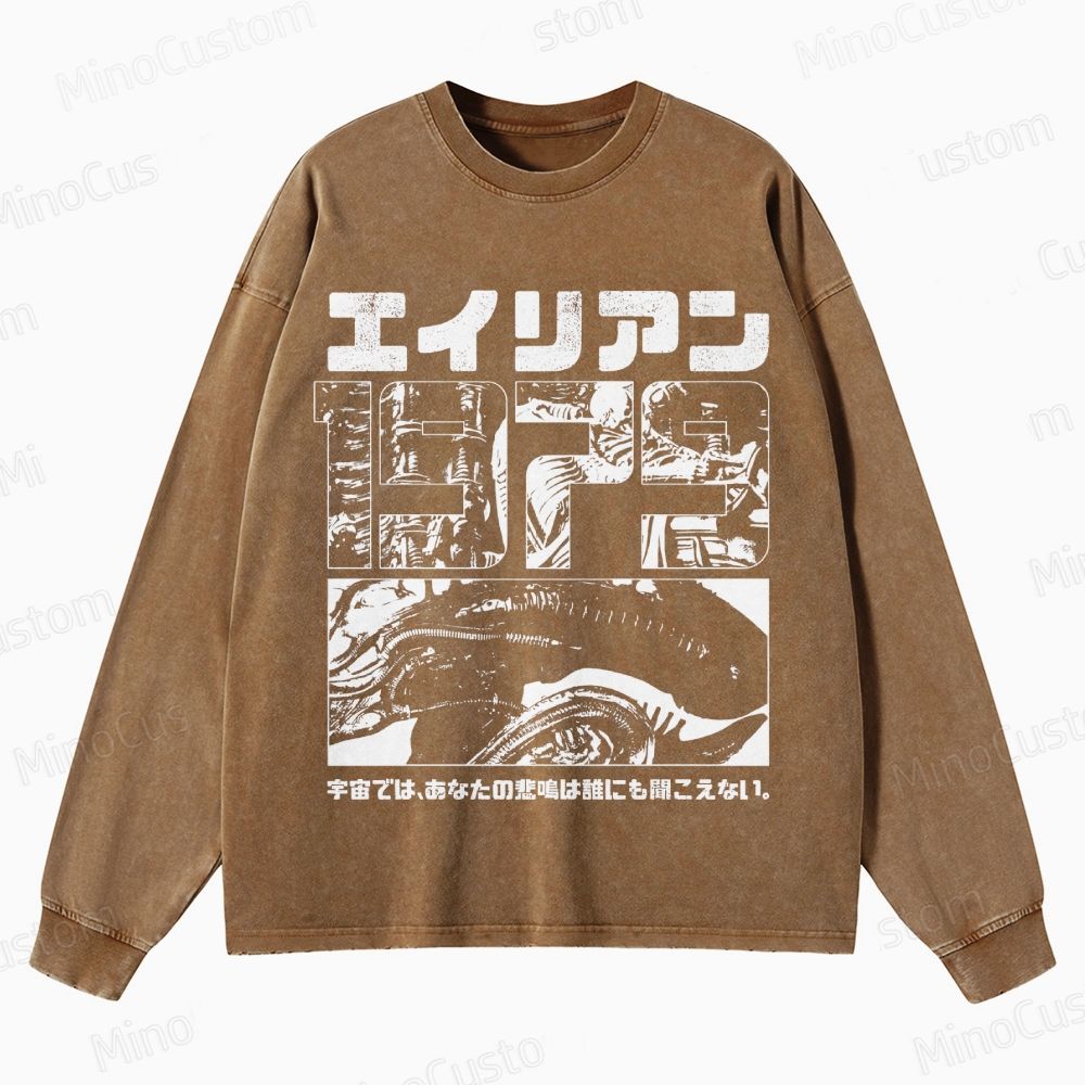 Alien Vintage Washed Sweatshirt