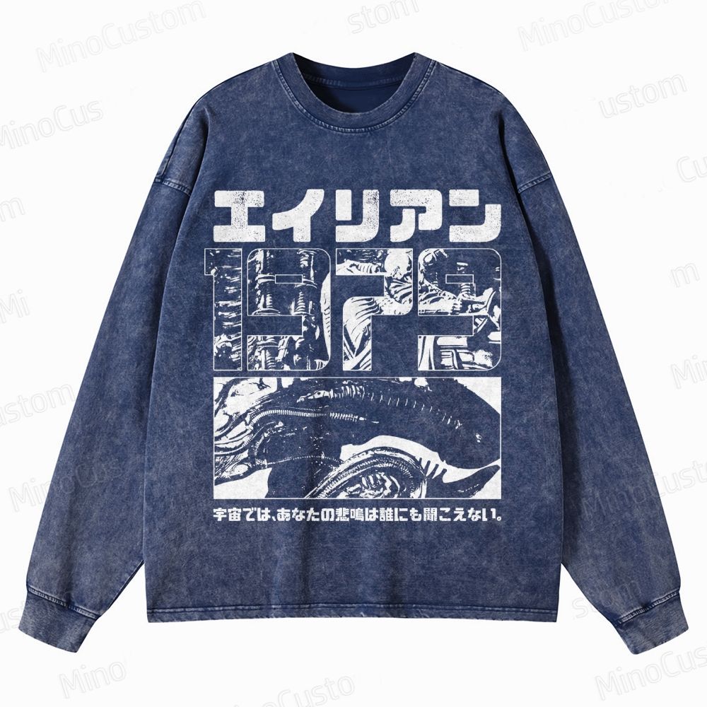 Alien Vintage Washed Sweatshirt