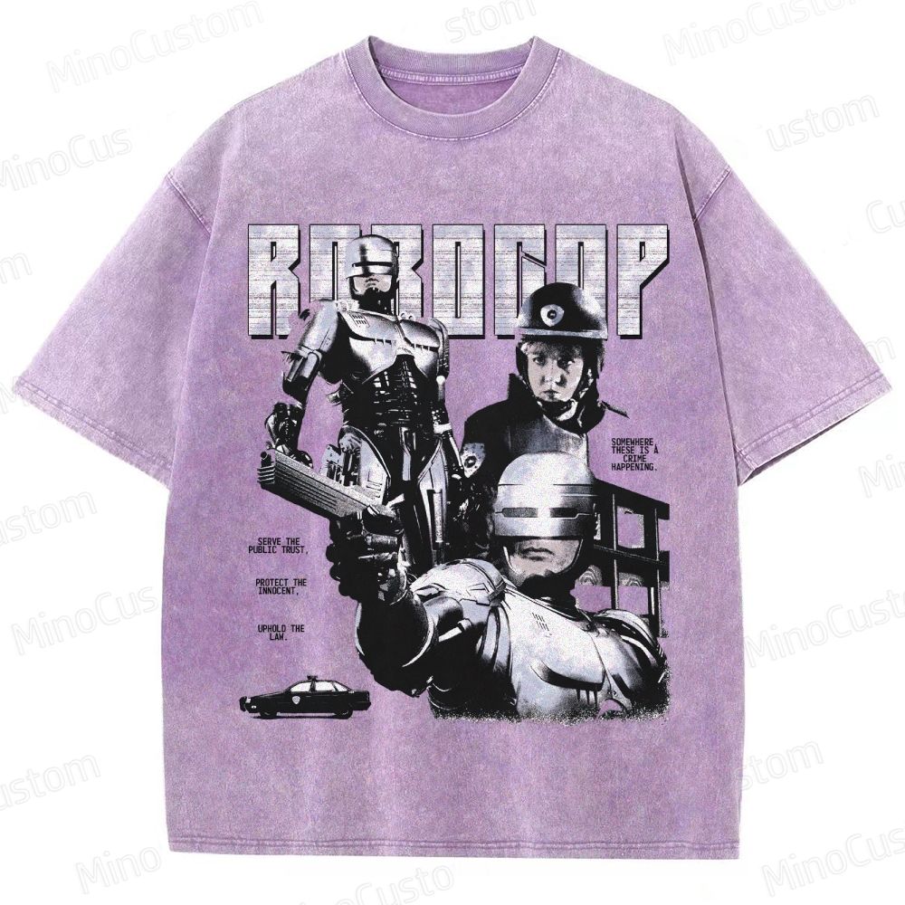RoboCop Vintage Washed T - Shirt