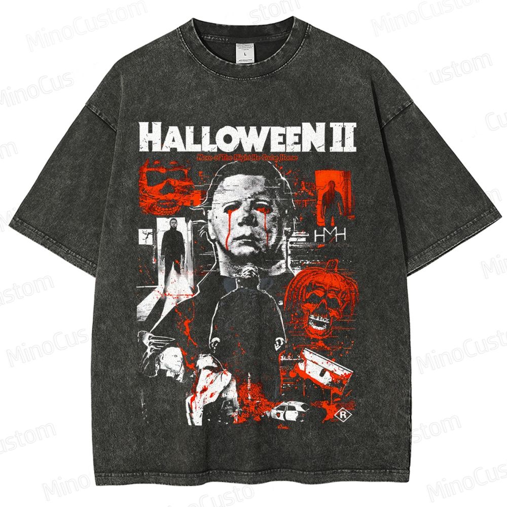 Halloween II Vintage Washed T - Shirt