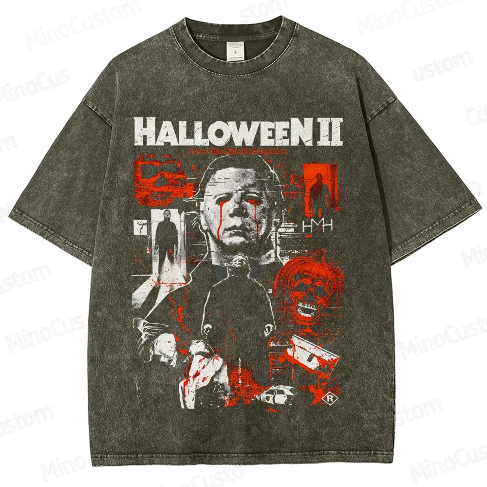 Halloween II Vintage Washed T - Shirt