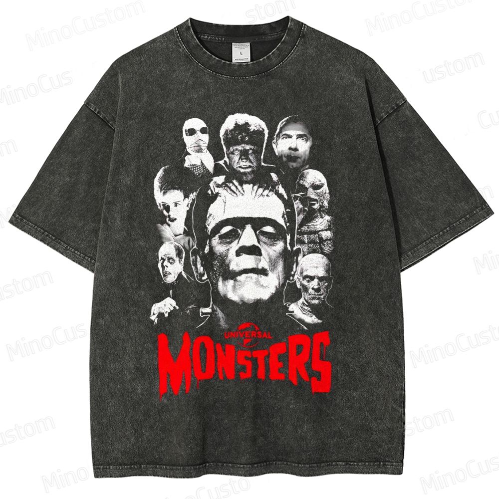 Universal Monsters Vintage Washed T - Shirt