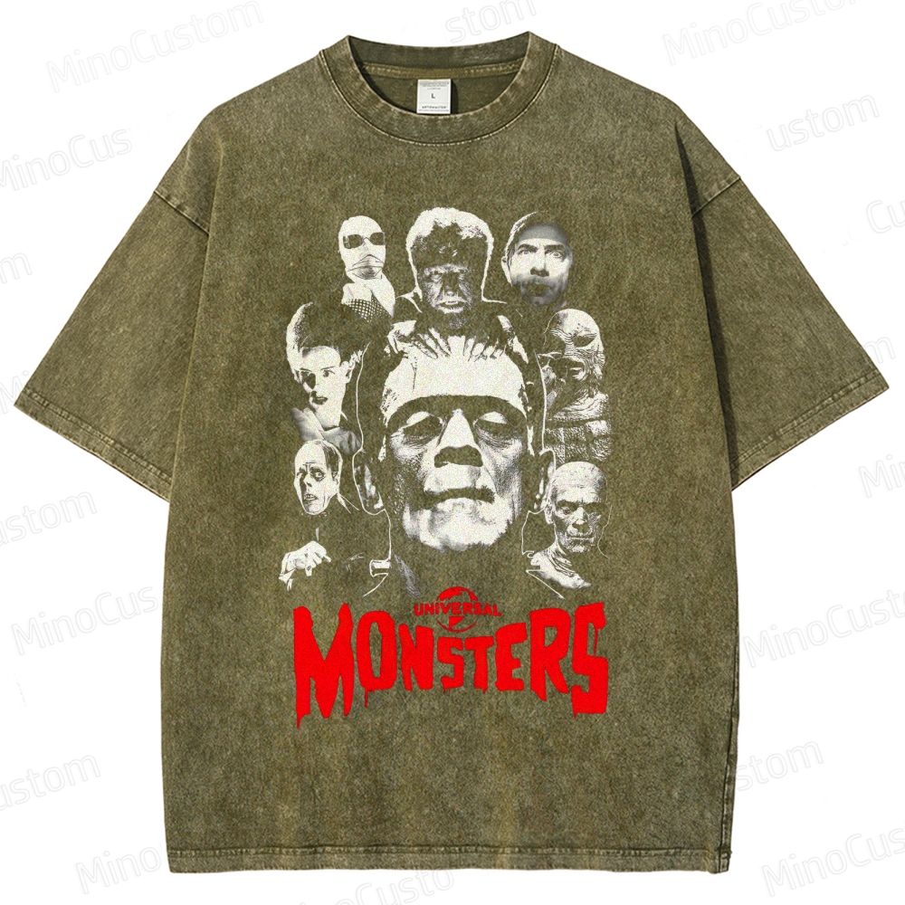 Universal Monsters Vintage Washed T - Shirt