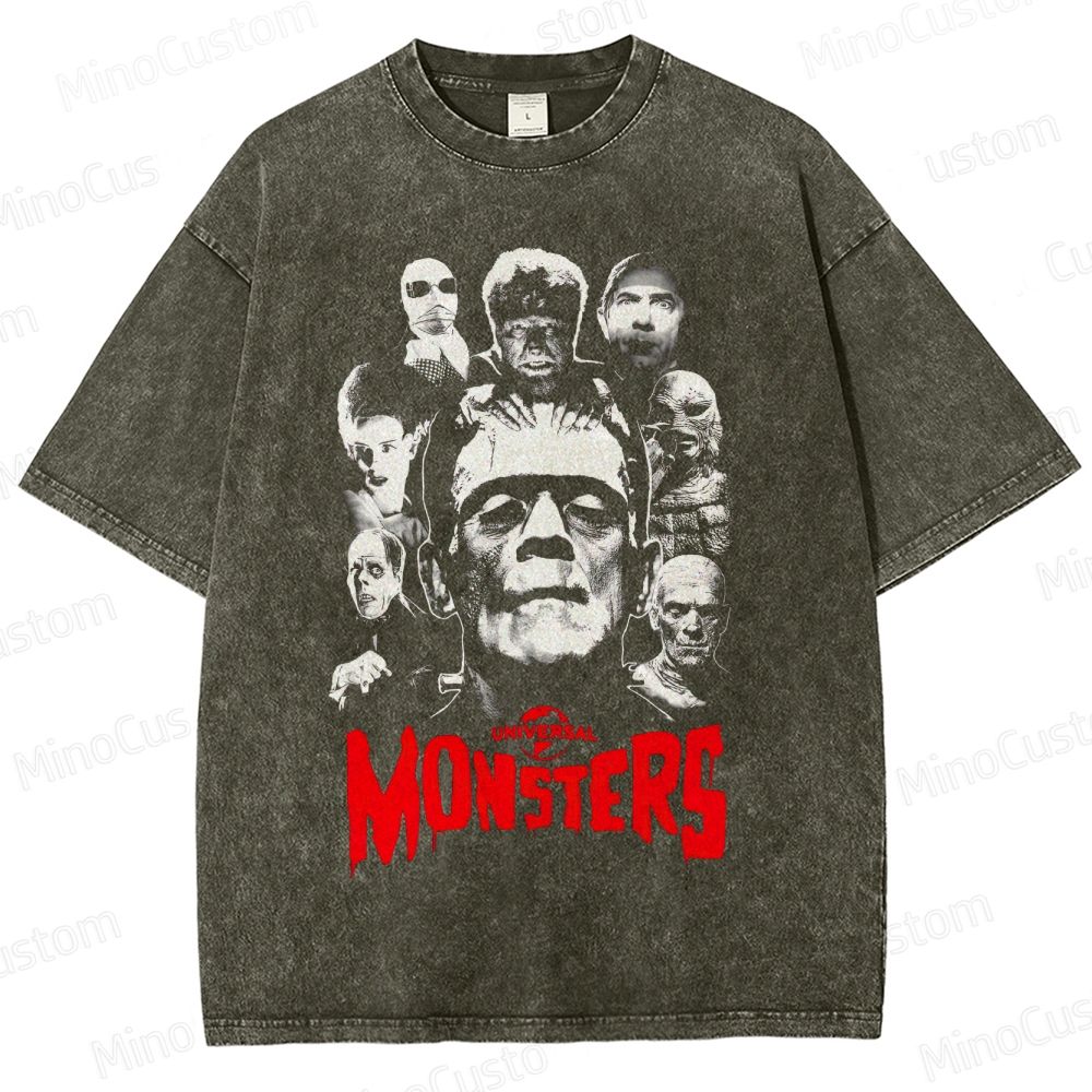 Universal Monsters Vintage Washed T - Shirt
