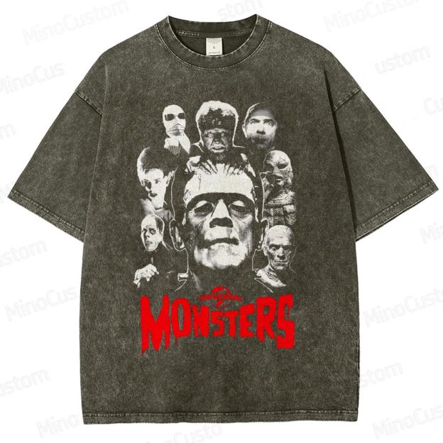 Universal Monsters Vintage Washed T - Shirt