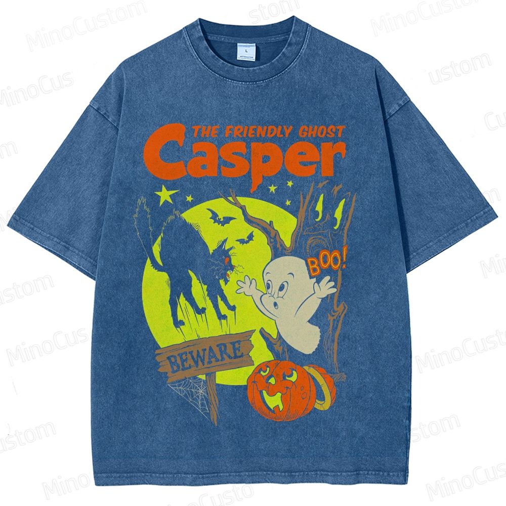Casper The Friendly Ghost Vintage Washed T - Shirt