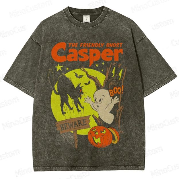 Casper The Friendly Ghost Vintage Washed T - Shirt