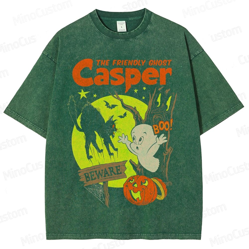 Casper The Friendly Ghost Vintage Washed T - Shirt