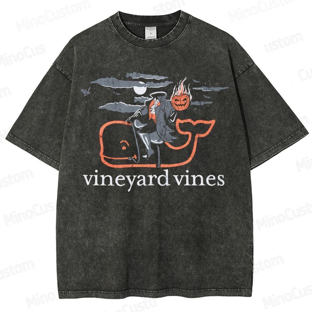 Boys' Headless Horseman Whale Washed T-Shirt