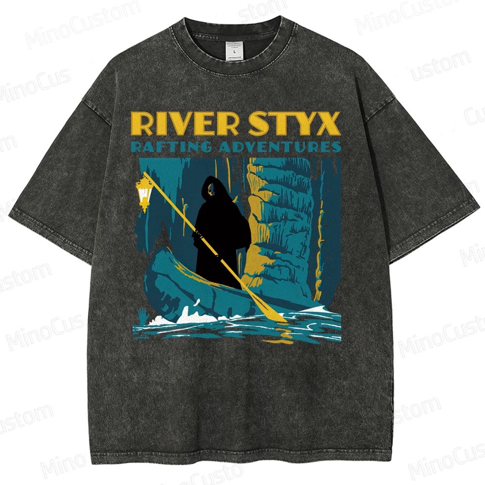 River Styx Rafting Adventures Washed T-Shirt