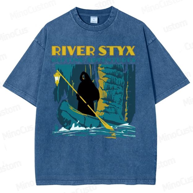 River Styx Rafting Adventures Washed T-Shirt