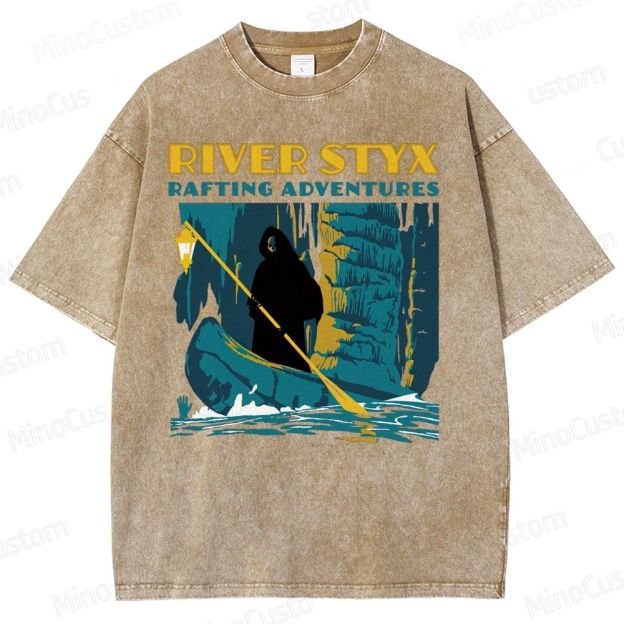 River Styx Rafting Adventures Washed T-Shirt