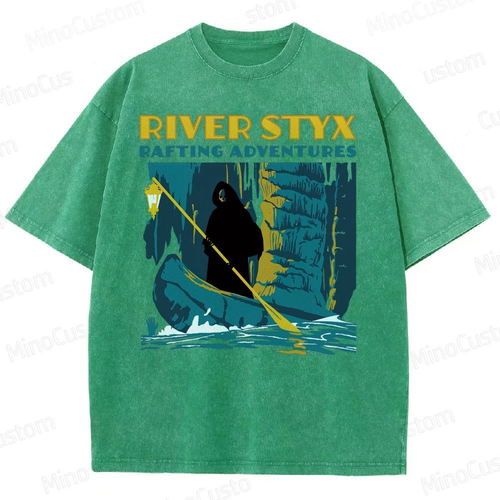 River Styx Rafting Adventures Washed T-Shirt