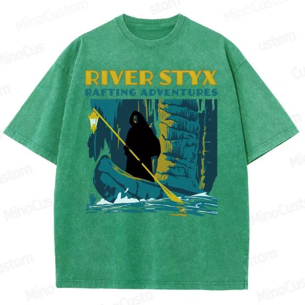 River Styx Rafting Adventures Washed T-Shirt