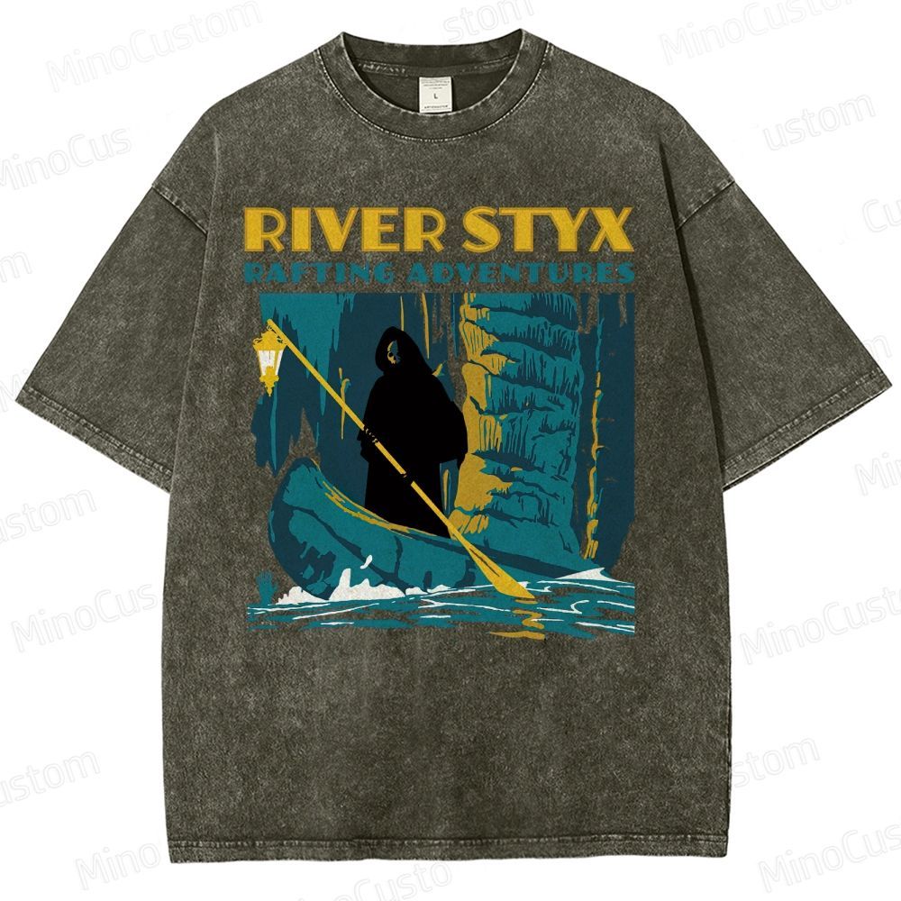 River Styx Rafting Adventures Washed T-Shirt