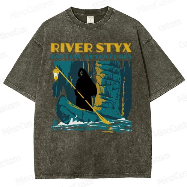 River Styx Rafting Adventures Washed T-Shirt
