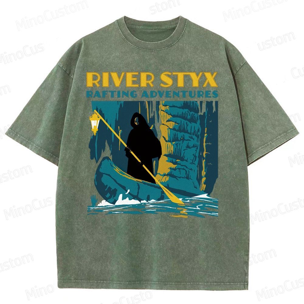 River Styx Rafting Adventures Washed T-Shirt