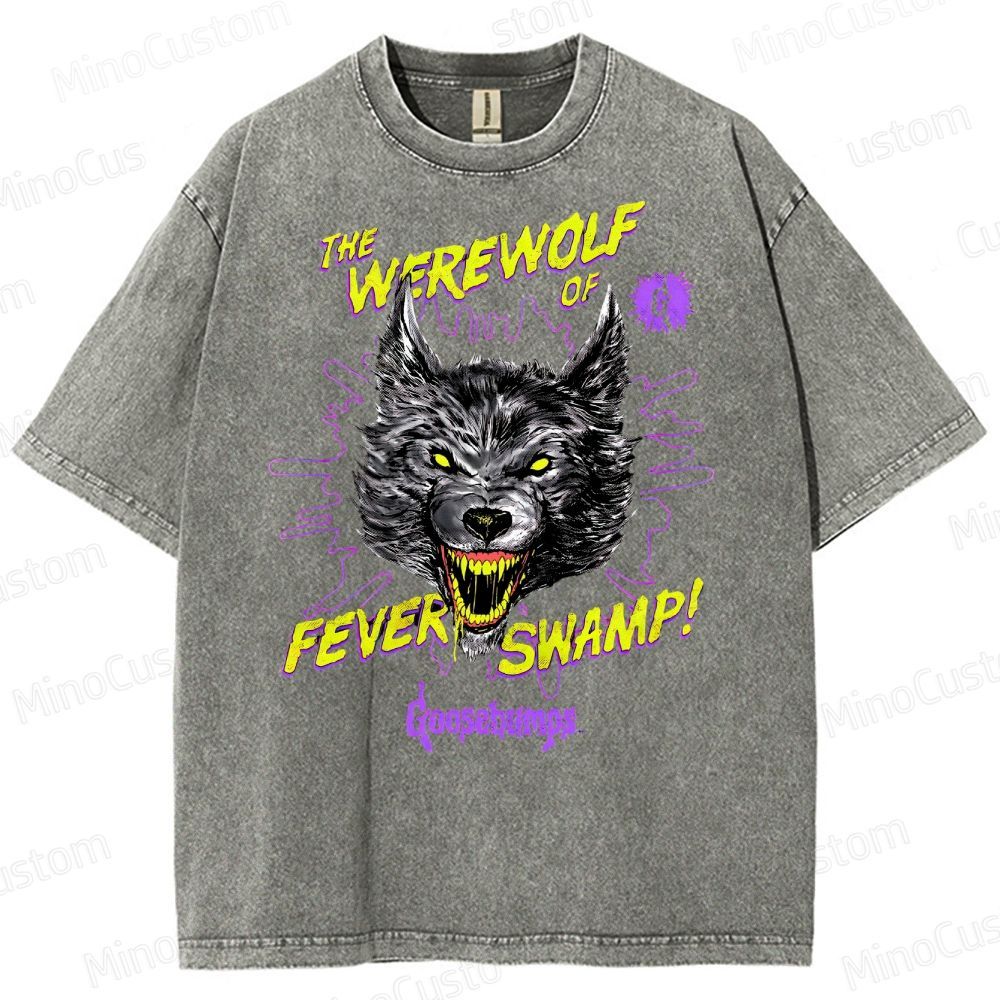 Goosebumps Roaring Werewolf Washed T-Shirt