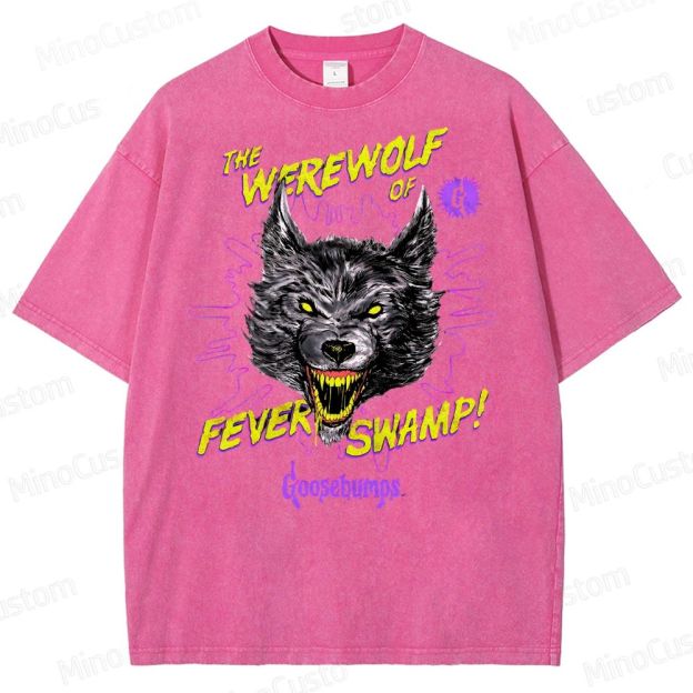 Goosebumps Roaring Werewolf  Washed T-Shirt 