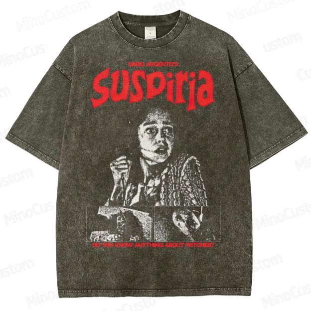 Suspiria Witch Horror Washed T-Shirt