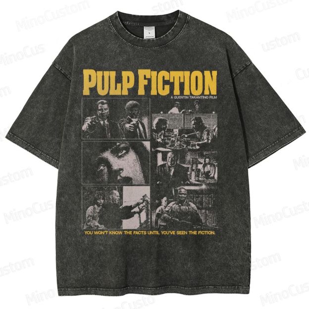 Pulp Fiction Movie Washed T-Shirt 