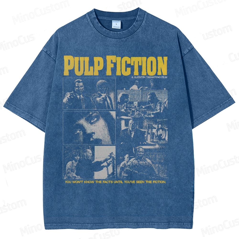 Pulp Fiction Movie Washed T-Shirt 