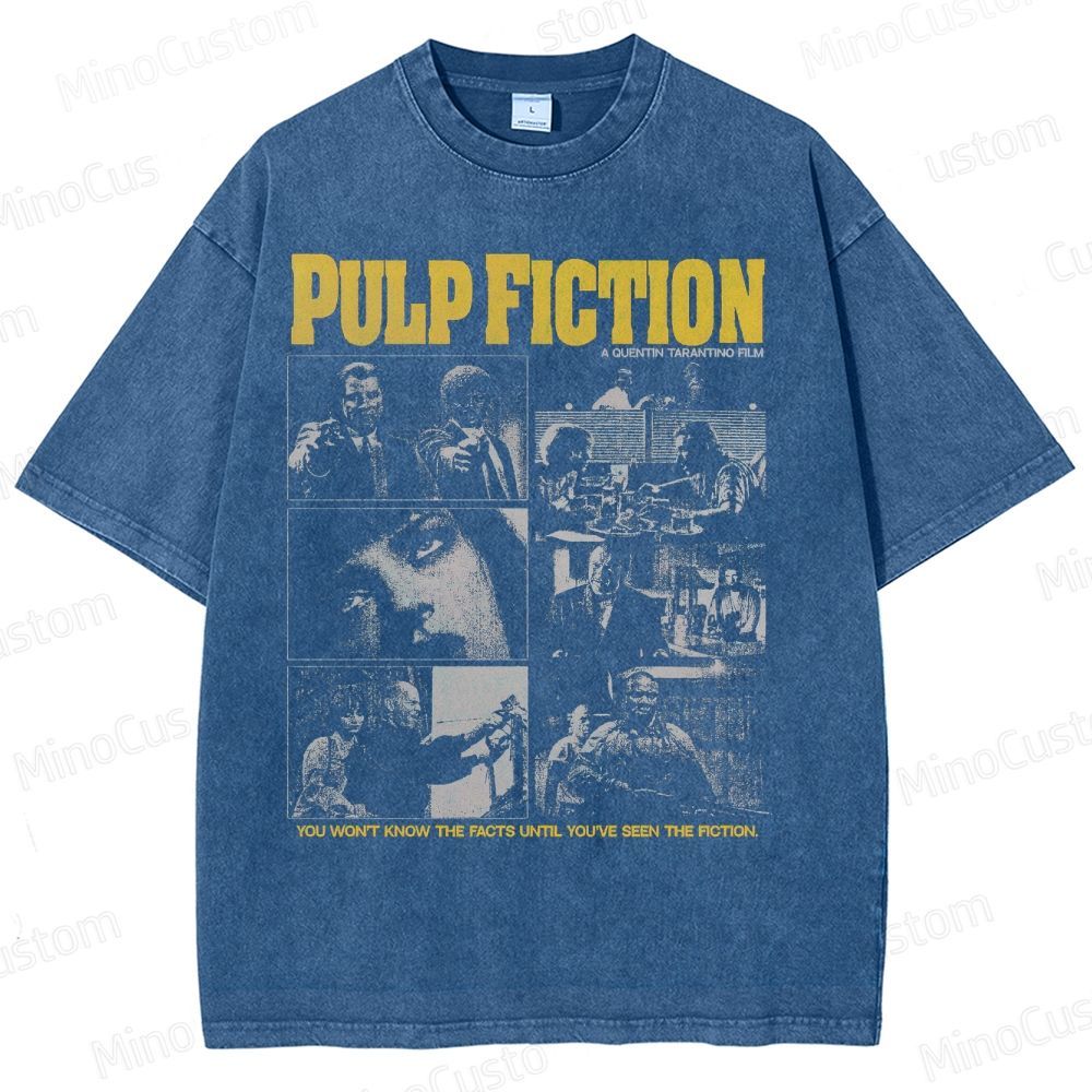 Pulp Fiction Movie Washed T-Shirt 
