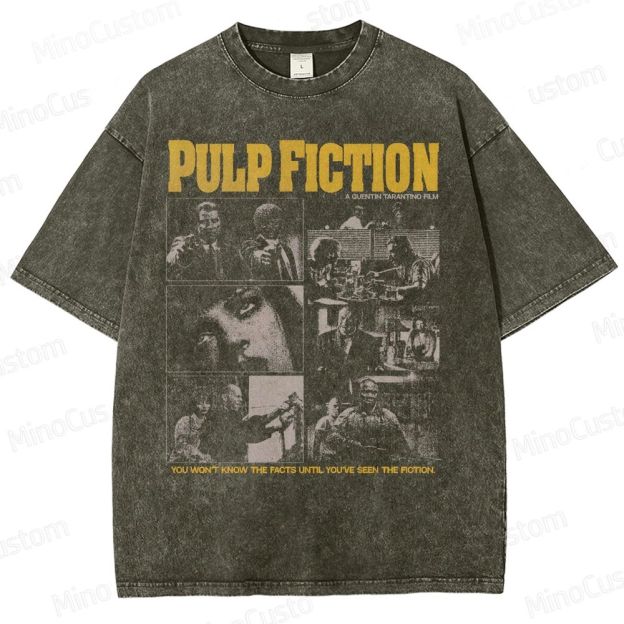 Pulp Fiction Movie Washed T-Shirt 