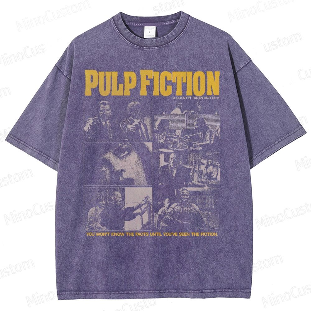 Pulp Fiction Movie Washed T-Shirt 
