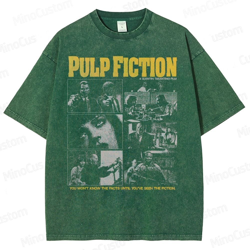 Pulp Fiction Movie Washed T-Shirt