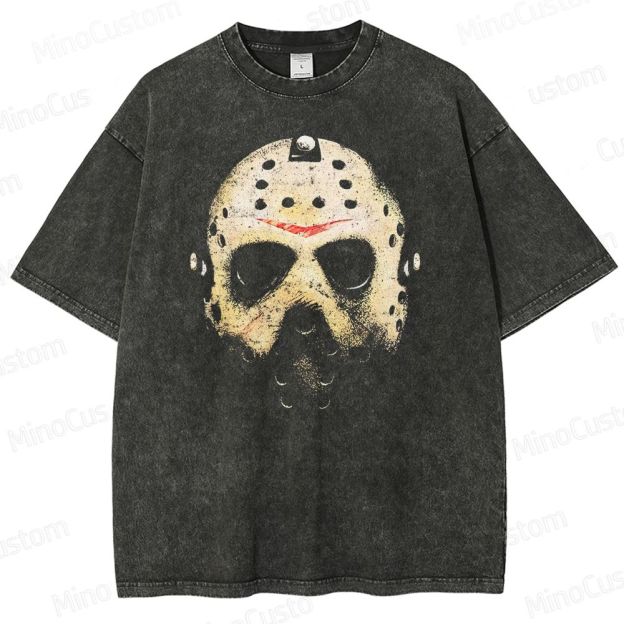 Jason Voorhees Friday The 13th Washed T-Shirt 