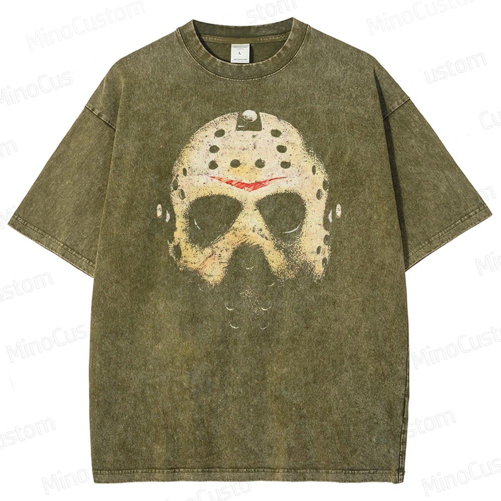 Jason Voorhees Friday The 13th Washed T-Shirt 