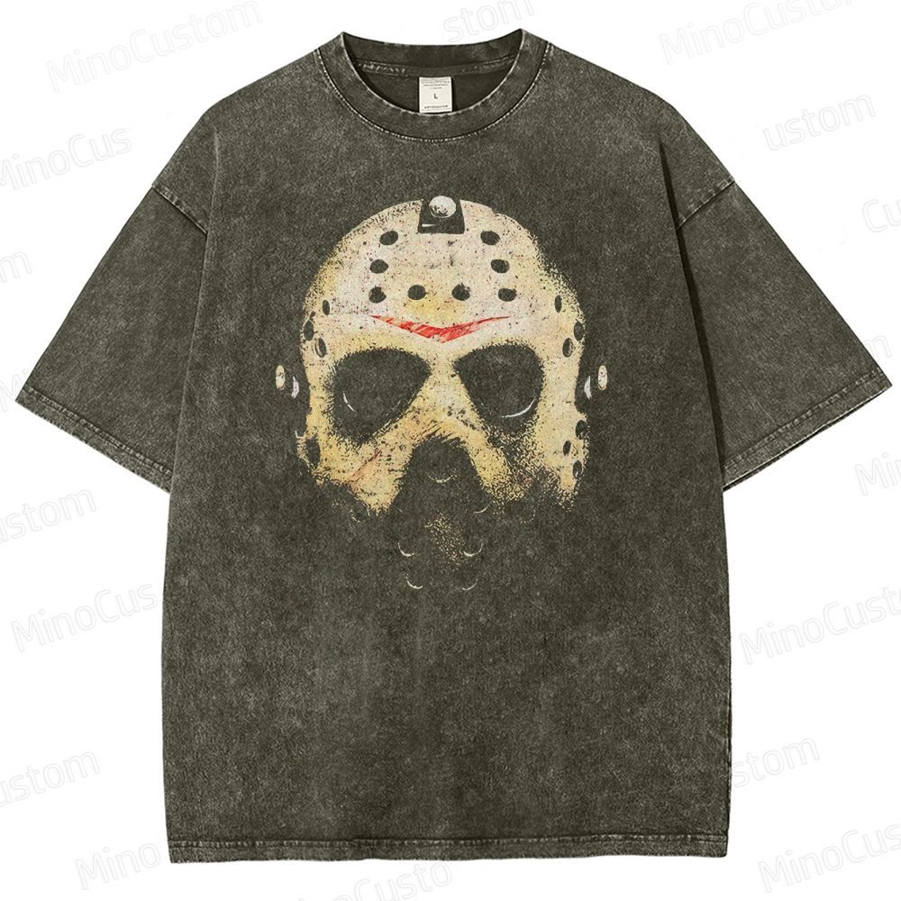 Jason Voorhees Friday The 13th Washed T-Shirt 