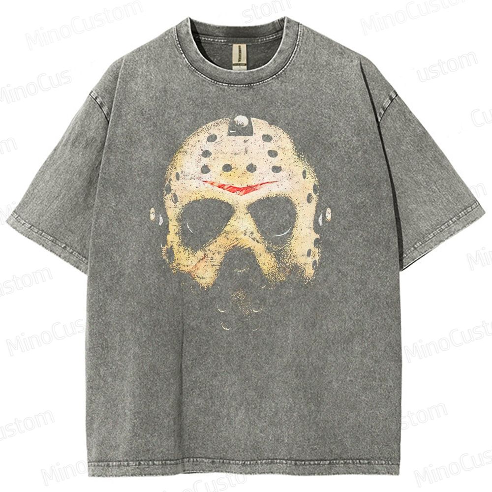 Jason Voorhees Friday The 13th Washed T-Shirt 