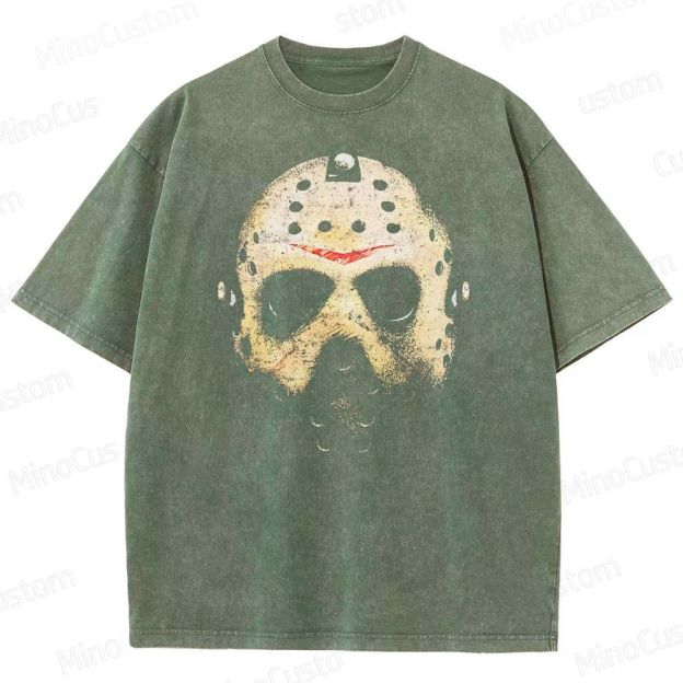 Jason Voorhees Friday The 13th Washed T-Shirt 