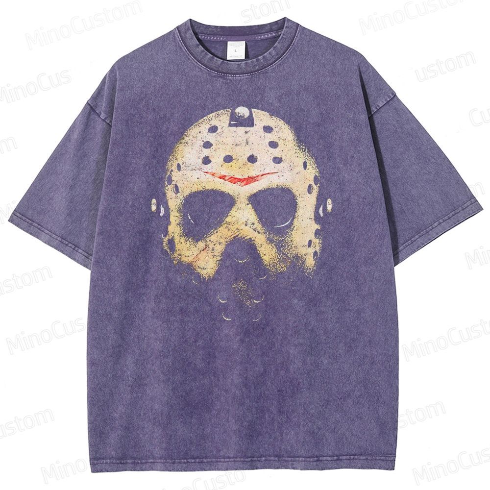 Jason Voorhees Friday The 13th Washed T-Shirt 