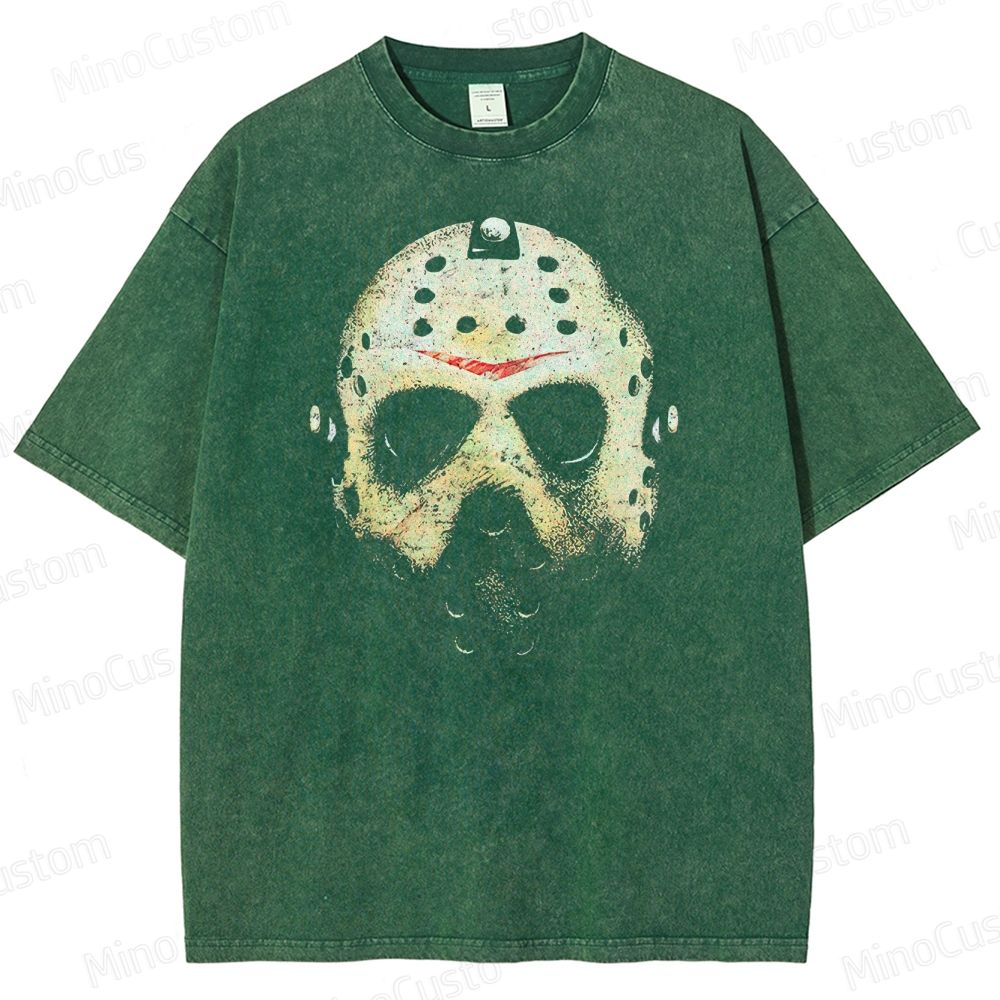 Jason Voorhees Friday The 13th Washed T-Shirt 