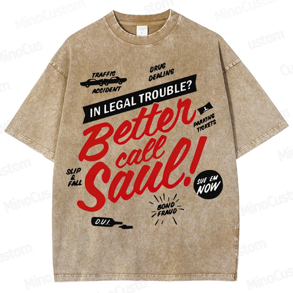 Better Call Saul Vintage Washed T - Shirt