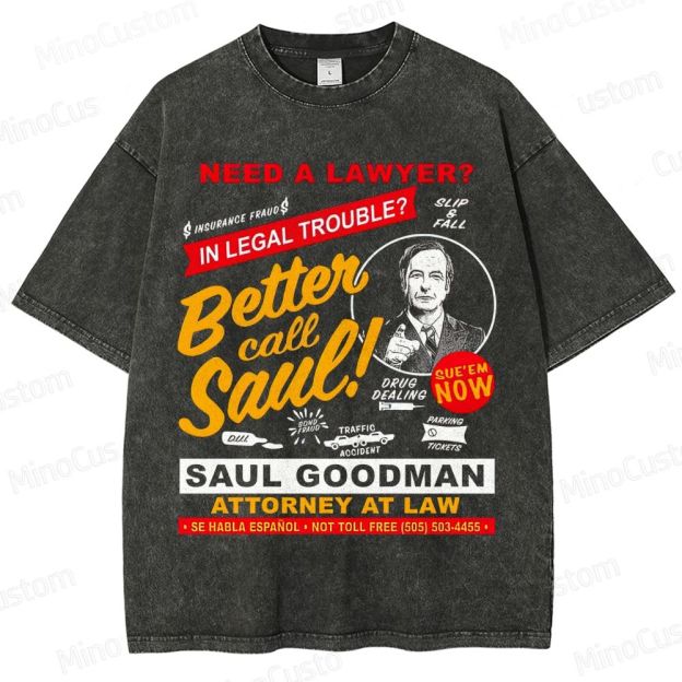 Better Call Saul Saul Goodman Vintage Washed T - Shirt