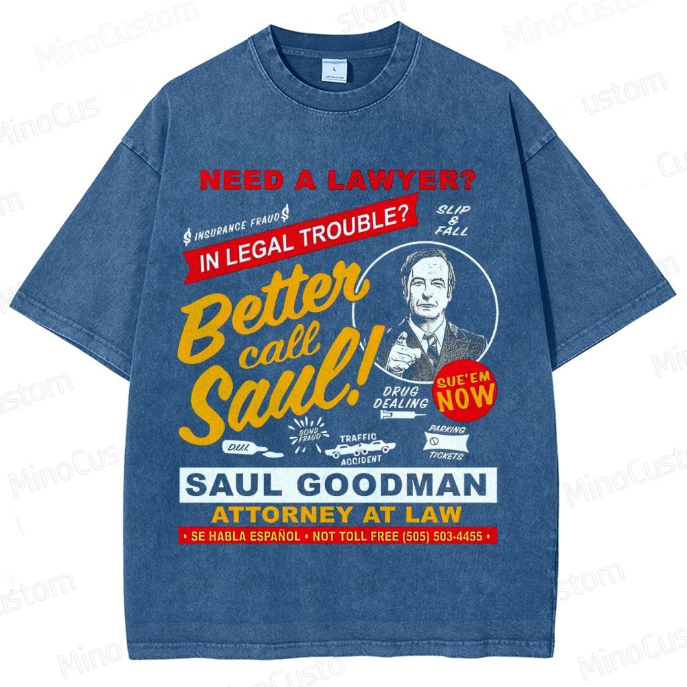 Better Call Saul Saul Goodman Vintage Washed T - Shirt