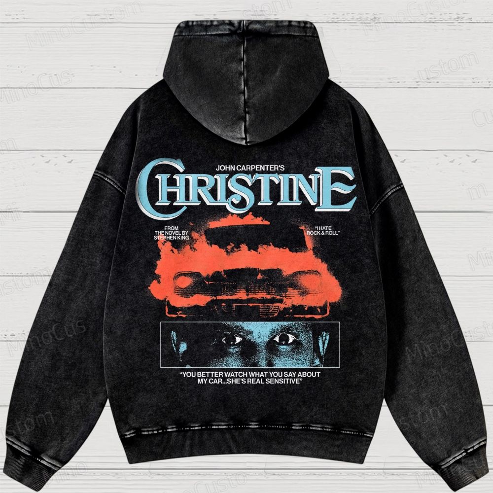 Christine Movie Washed Hoodies 