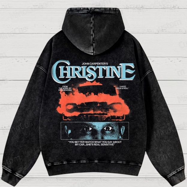 Christine Movie Washed Hoodies 